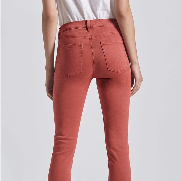 NWT Current Elliott The Original Stiletto Washed Berry Size 28 - Picture 3 of 10